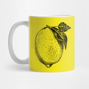 Lemon image Mug